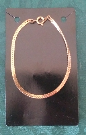 Gold Herringbone Bracelet